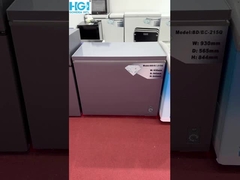 HGI Dégivrage rapide refroidissement 200L congélateur à coffre porte ouverte petite congélateurs profonds