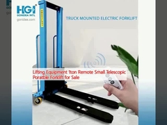 Équipement de levage 1 tonne téléporté petit télécopieur portable chariot élévateur