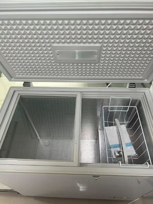 Congélateur à grande capacité à ouverture supérieure à porte unique en verre congélateur à coffre modèle Bd/Bc-312qg