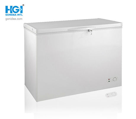 Couleur blanche de porte de 352 litres de congélateur supérieur simple commercial de coffre