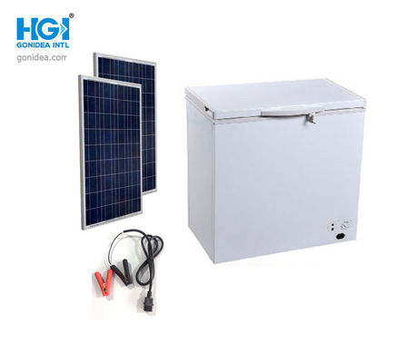 Le C.C blanc a actionné litres ouvert 42.5kg de dessus solaire de congélateur de Thermocool les 162