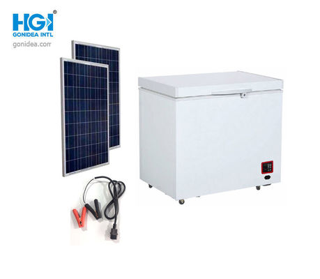 Muet simple ouvert supérieur de congélateur de coffre de Cf du congélateur 7 d'énergie solaire de la porte R134a