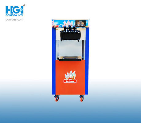 saveur simple de machine de crème glacée mou du restaurant 60HZ de 50dB 51.5in