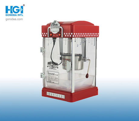 Corps transparent commercial de la machine 300W de fabricant de maïs de bruit de SASO Gonidea