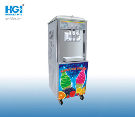 Acier inoxydable de lait de crème glacée de machine commerciale de congélateur