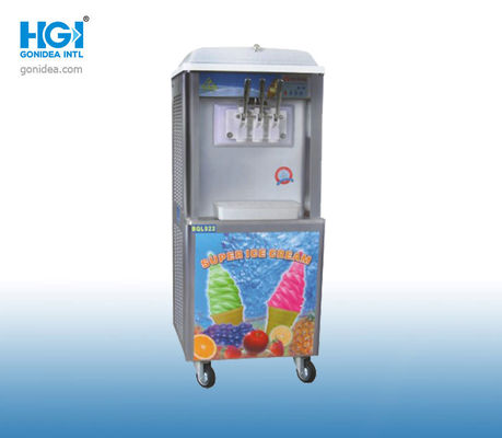 Type vertical de l'acier inoxydable R404A de machine dure de crème glacée